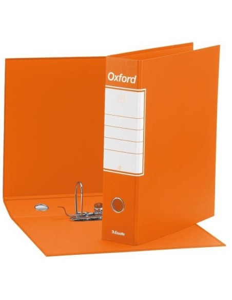 Esselte Registratore Oxford Protocollo Dorso 8 cm Arancio