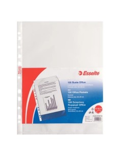 Esselte 391097100 foglio di protezione A4 Polipropilene (PP) 100 pz
