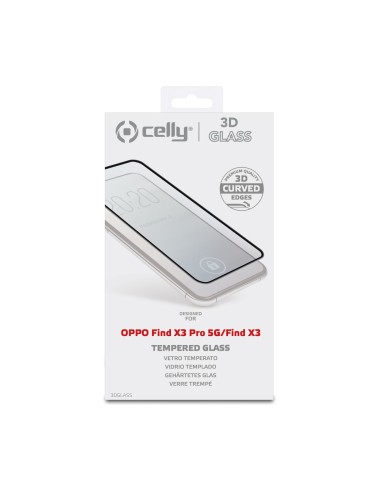 Celly 3D glass Pellicola proteggischermo trasparente Oppo 1 pz