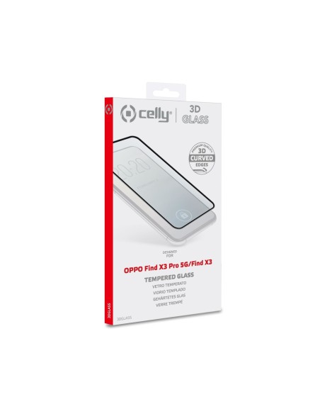 Celly 3D glass Pellicola proteggischermo trasparente Oppo 1 pz
