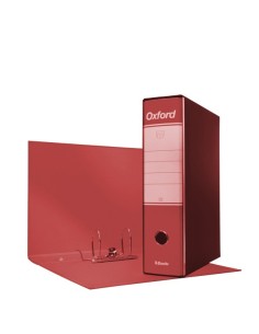 Esselte Registratore Oxford Commerciale Dorso 8 cm Rosso