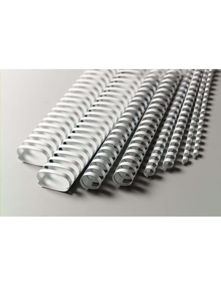 GBC Anelli plastici CombBind bianchi 6 mm (100)