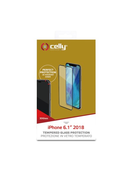 Celly 3D Glass Pellicola proteggischermo trasparente Apple 1 pz