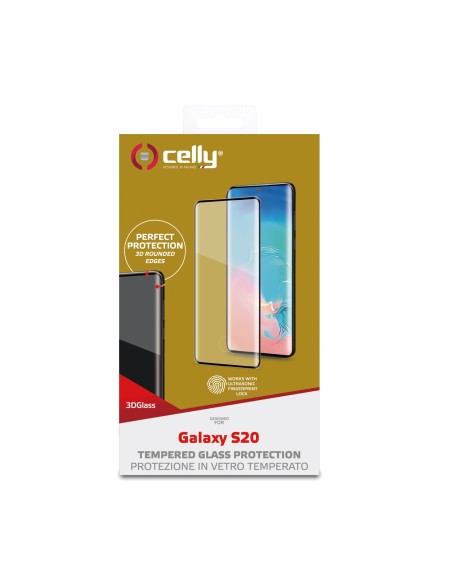 Celly 3DGLASS992BK protezione per lo schermo e il retro dei telefoni cellulari Pellicola proteggischermo trasparente Samsung 1