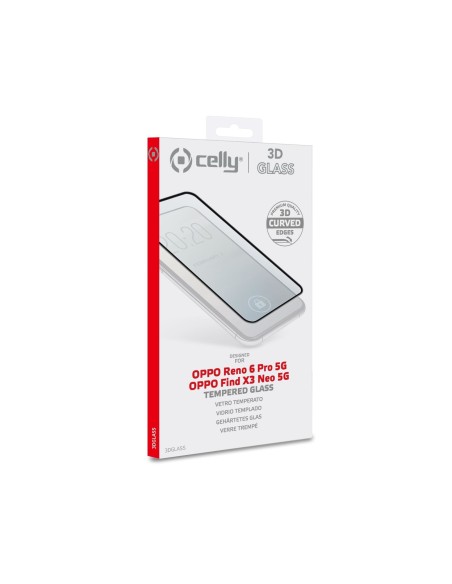 Celly 3D glass Pellicola proteggischermo trasparente Oppo 1 pz