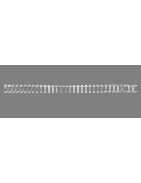 GBC Spirali metalliche WireBind bianche 5 mm (100)