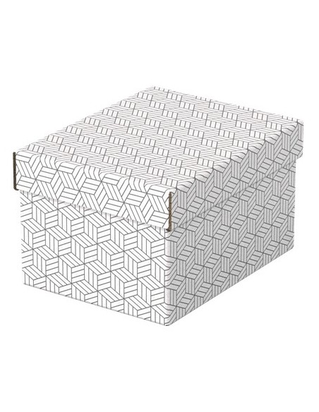 Esselte 628280 scatola di conservazione Armadietto portaoggetti Rettangolare Cartoncino Bianco Esselte 628280 scatola di conservazione Armadietto portaoggetti Rettangolare Cartoncino Bianco