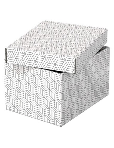 Esselte 628280 scatola di conservazione Armadietto portaoggetti Rettangolare Cartoncino Bianco
