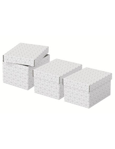 Esselte 628280 scatola di conservazione Armadietto portaoggetti Rettangolare Cartoncino Bianco