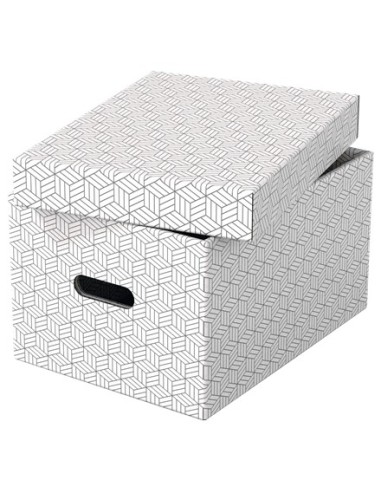 Esselte 628282 scatola di conservazione Armadietto portaoggetti Rettangolare Cartoncino Bianco