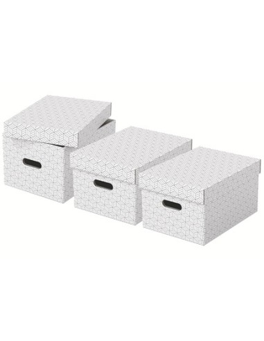 Esselte 628282 scatola di conservazione Armadietto portaoggetti Rettangolare Cartoncino Bianco
