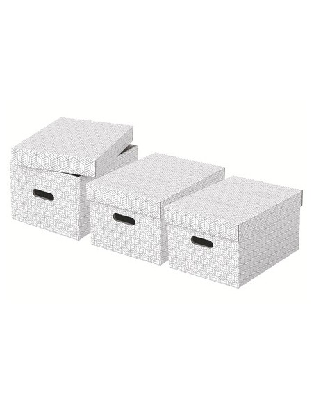 Esselte 628282 scatola di conservazione Armadietto portaoggetti Rettangolare Cartoncino Bianco