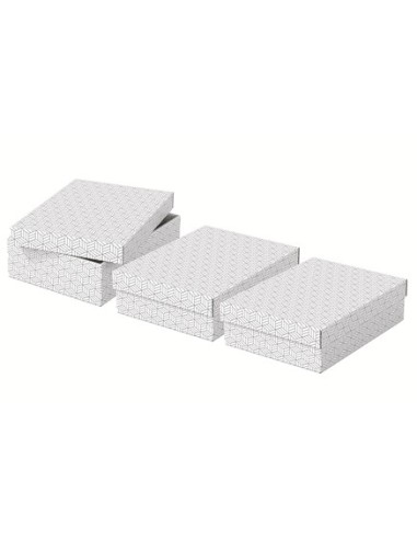 Esselte 628284 scatola di conservazione Armadietto portaoggetti Rettangolare Cartoncino Bianco