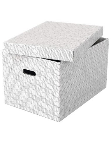 Esselte 628286 scatola di conservazione Armadietto portaoggetti Rettangolare Cartoncino Bianco