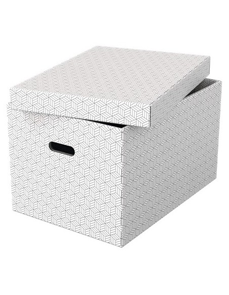 Esselte 628286 scatola di conservazione Armadietto portaoggetti Rettangolare Cartoncino Bianco