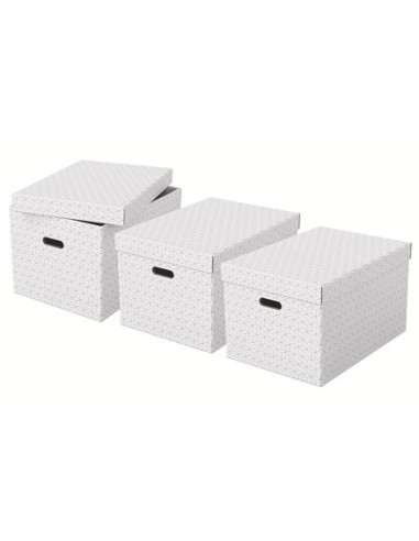 Esselte 628286 scatola di conservazione Armadietto portaoggetti Rettangolare Cartoncino Bianco