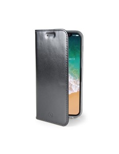 Celly Air custodia per cellulare 14,7 cm (5.8") Custodia a libro Nero