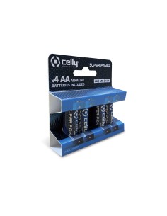 Celly ALKALINEAA4P batteria per uso domestico Batteria monouso Stilo AA Alcalino 2