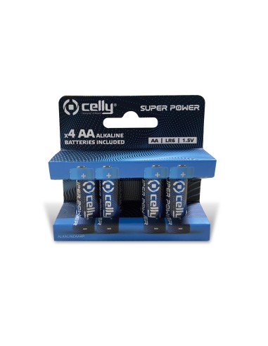 Celly ALKALINEAA4P batteria per uso domestico Batteria monouso Stilo AA Alcalino