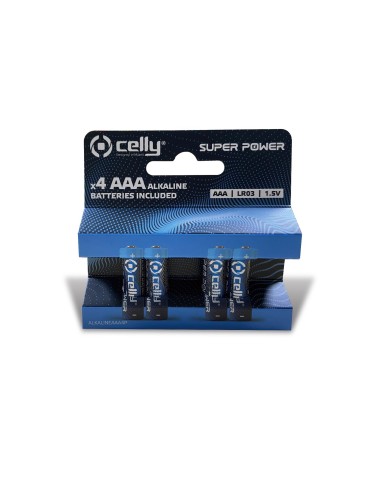 Celly ALKALINEAAA4P batteria per uso domestico Batteria monouso Mini Stilo AAA Alcalino