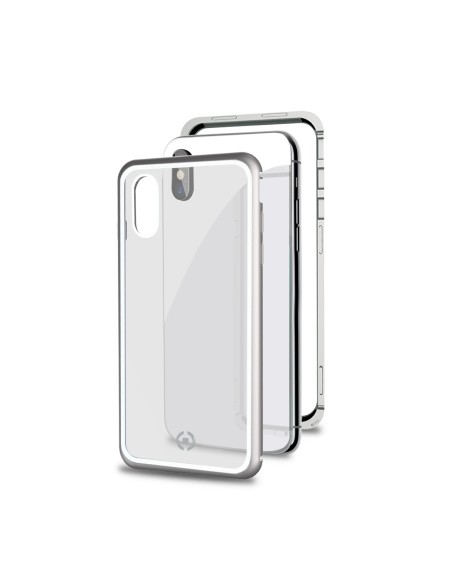 Celly Attraction custodia per cellulare 16,5 cm (6.5") Cover Nero, Argento Celly Attraction custodia per cellulare 16,5 cm (6.5") Cover Nero, Argento