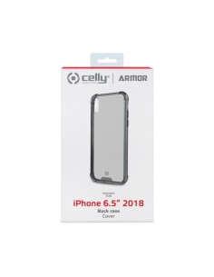 Celly Armor custodia per cellulare 16,5 cm (6.5") Cover Nero, Trasparente 2