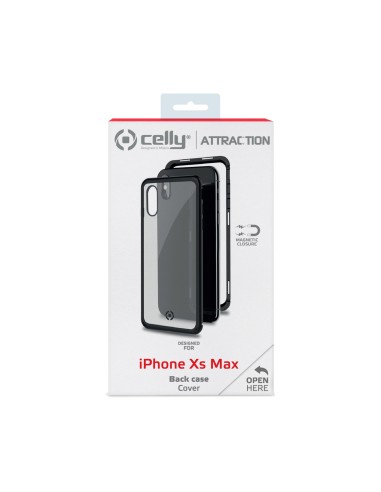Celly Attraction custodia per cellulare 16,5 cm (6.5") Cover Nero