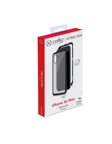 Celly Attraction custodia per cellulare 16,5 cm (6.5") Cover Nero