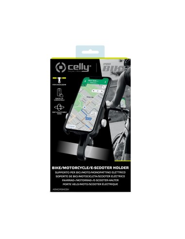 Celly Armor Bike Supporto passivo Telefono cellulare smartphone Nero