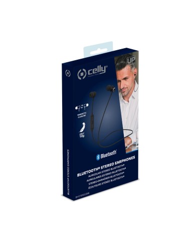 Celly BH STEREO 2 Auricolare Wireless In-ear, Passanuca Musica e Chiamate Micro-USB Bluetooth Nero