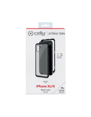 Celly Attraction custodia per cellulare 14,7 cm (5.8") Cover Nero