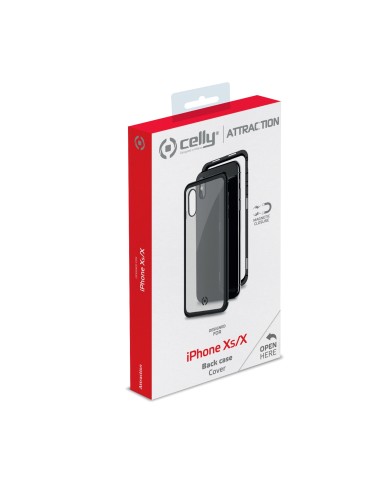 Celly Attraction custodia per cellulare 14,7 cm (5.8") Cover Nero