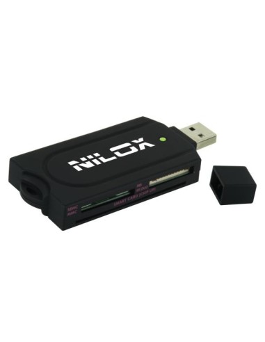 Nilox 10NXCRAIN1001 lettore di schede USB 2.0 Nero