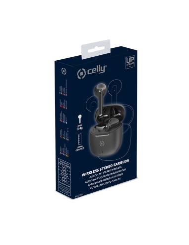 Celly BUZ2 Auricolare True Wireless Stereo (TWS) In-ear Musica e Chiamate USB tipo-C Bluetooth Nero