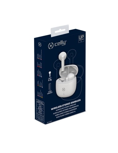 Celly BUZ2 Auricolare True Wireless Stereo (TWS) In-ear Musica e Chiamate USB tipo-C Bluetooth Bianco