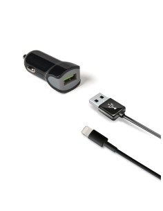 Celly CCUSBLIGHT Caricabatterie per dispositivi mobili Universale Nero Accendisigari Auto