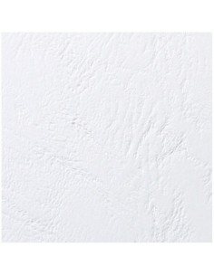 GBC Copertine rilegatura LeatherGrain 250 gsm bianche (100) 2