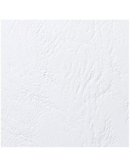 GBC Copertine rilegatura LeatherGrain 250 gsm bianche (100)