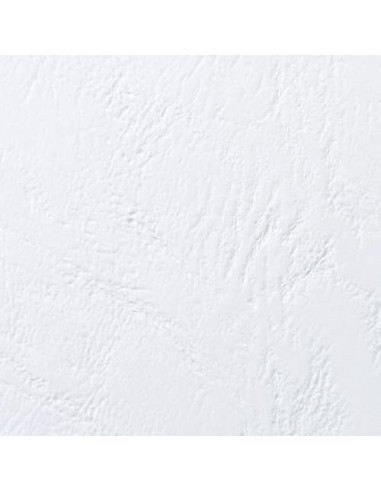 GBC Copertine rilegatura LeatherGrain 250 gsm bianche (100)