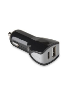 Celly CCTYPECUSBBK Caricabatterie per dispositivi mobili Universale Nero Accendisigari Auto