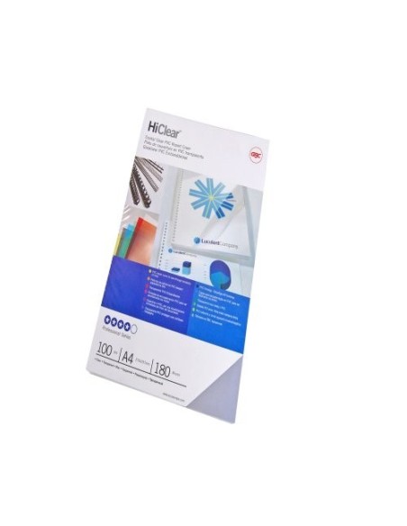 GBC Copertine rilegatura HiClear A4 PVC 150mic ultra trasp (100)