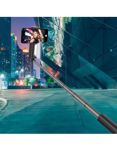 Celly CLICKFLASHPODBK bastone per selfie Smartphone Nero