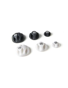 Celly CLIPPY01 organizer per cavi Scrivania Clip per cavo Nero, Bianco 6 pz