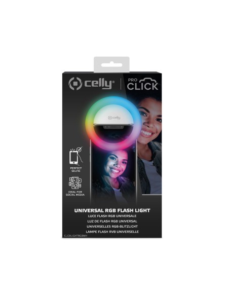 Celly CLICKLIGHTRGBWH luce di pannello a LED Rotondo Celly CLICKLIGHTRGBWH luce di pannello a LED Rotondo