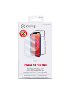 Celly COVGLASSAB1005 custodia per cellulare 17 cm (6.7") Cover Trasparente 2