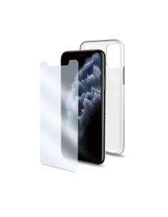 Celly COVGLASSAB1000 custodia per cellulare Custodia a sacchetto Trasparente
