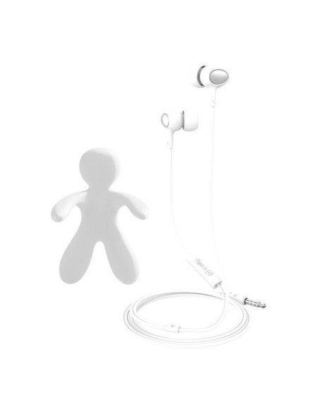 Celly Cesare & Augusto Cuffie Cablato In-ear MUSICA Bianco