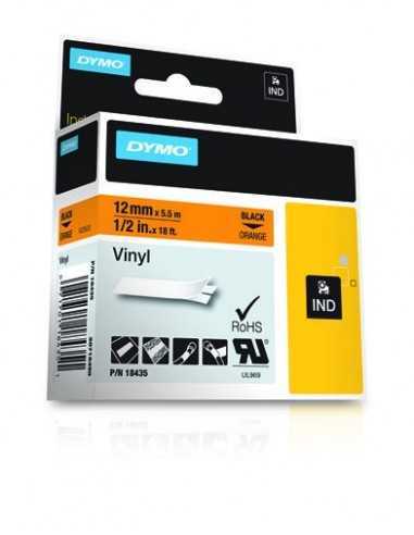 Dymo NASTRO DA 12MMX5.5M VINILE NE ARA D1 RHINOPRO 18435 0071701184351 MATERIALE DI CONSUMO