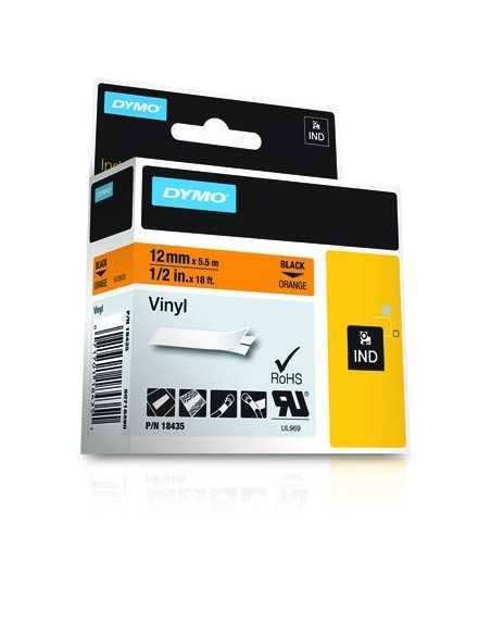 Dymo NASTRO DA 12MMX5.5M VINILE NE ARA D1 RHINOPRO 18435 0071701184351 MATERIALE DI CONSUMO