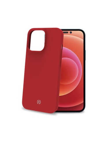 Celly Cromo custodia per cellulare 17 cm (6.7") Cover Rosso